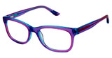 gx by GWEN STEFANI Eyeglasses GX807 Purple Glitter/PUR