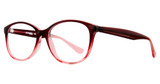 Affordable Designs Eyeglasses Heather Burgundy Fade