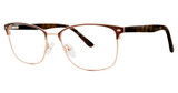GB+ Eyeglasses Beautiful matte brown/gold