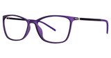 Genevieve Paris Design Eyeglasses Glimpse plum matte