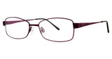 Modern Metals Eyeglasses Melanie matte plum