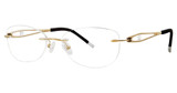 Modz Titanium Eyeglasses Etiquette gold