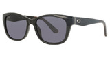 Guess? Eyeglasses GU7538 shiny black / smoke/01A