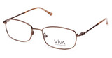 Viva Eyeglasses VV4510 matte light brown/046
