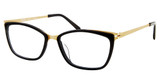 Modo Eyeglasses 4512 Black/ Gold/BLKGD