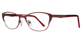Affordable Designs Eyeglasses Jenelle Burgundy