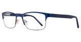 Global Optique Eyeglasses TF1118 Matte Navy Blue