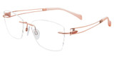 Line Art Eyeglasses XL 2117 Rose Gold/RG