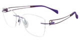 Line Art Eyeglasses XL 2117 Violet/VO
