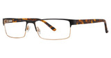 Randy Jackson Eyeglasses Randy Jackson 1929 Black/Gold/235