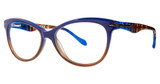 Leon Max Eyeglasses Leon Max 4054 Navy/Brn Fade/272