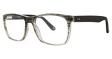 Randy Jackson Eyeglasses Randy Jackson 3043 Grey Stripe/152