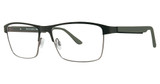 Randy Jackson Eyeglasses Randy Jackson 1088 Black Gun/16