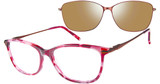 REVOLUTION Eyeglasses ODESSA BURGUNDY/BUR