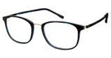 VÄRi Eyeglasses VR16 Blue Demi/Gun/C36
