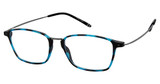VÄRi Eyeglasses VR13 Blue Demi/Gun/C36
