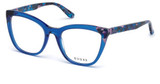Guess? Eyeglasses GU2674 shiny blue/090