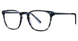 Deja Vu Eyeglasses 9015 Blue/Demi