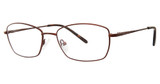 Modern Metals Eyeglasses Debbie Matte Brown