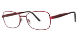 Modern Metals Eyeglasses Serenity Burgundy