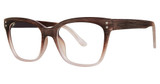Modern Plastics I Eyeglasses Identity Brown Matte