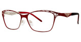 GB+ Eyeglasses Generous Matte Burgundy