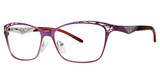 GB+ Eyeglasses Generous Matte Plum