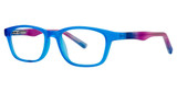 Modern Plastics II Eyeglasses Vibrant Blue Matte