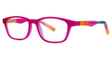 Modern Plastics II Eyeglasses Vibrant Fuchsia Matte