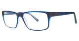 Modern Plastics I Eyeglasses Halftime Navy Matte