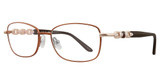 Konishi Eyeglasses KONISHI KF8487 Mocha/C2