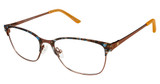 Ann Taylor Eyeglasses AT102 Matte Brown/C01