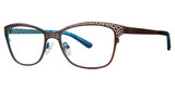 Vavoom/Vivian Morgan Eyeglasses 8090 Brown/Blue