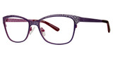 Vavoom/Vivian Morgan Eyeglasses 8090 Plum/Pink
