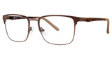 Wired Eyeglasses 6073 Brown