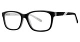 Vavoom/Vivian Morgan Eyeglasses 8082 Black/White