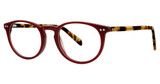 Deja Vu Eyeglasses 9018 Burgundy