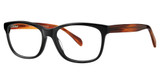 Deja Vu Eyeglasses 9019 Black/Butterscotch