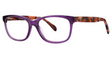Deja Vu Eyeglasses 9019 Purple/Multi