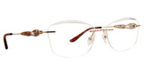Totally Rimless Eyeglasses Arabella(277) Rose Gold/RSGD