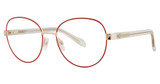 Leon Max Eyeglasses Leon Max 4066 Gold/Red/86