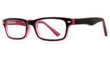 Global Optique Eyeglasses KP520 BLACK/PINK