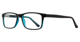 Global Optique Eyeglasses MP463 BLACK/BLUE