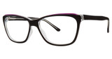 Modern Plastics I Eyeglasses Between black/plum