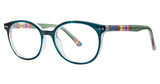 Modern Plastics II Eyeglasses Teagan teal/crystal