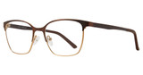 Eight to Eighty Eyewear Eyeglasses Hazel Brown/Gold