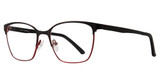 Eight to Eighty Eyewear Eyeglasses Hazel Black Cherry