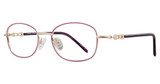 Konishi Eyeglasses KONISHI KF8382 Gold/Lavender/C3