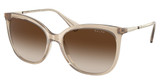 Ralph Eyeglasses RA5248 SHINY TRANSPARENT BROWN/580213