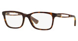 Ralph Eyeglasses RA7069 SHINY DARK HAVANA/502